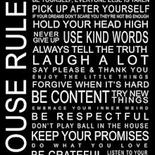 Free Printable | House Rules | Designerblogs.com