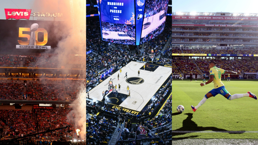 How much will the Bay Area make from hosting the NFL Super Bowl, NBA All-Star Game, and FIFA World Cup?