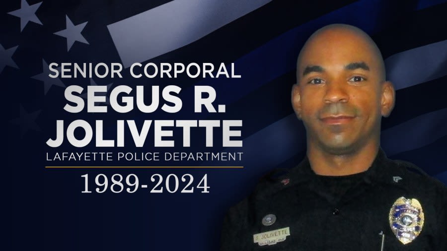 Lafayette candlelight vigil Tuesday evening, funeral services begin Wednesday for Segus Jolivette