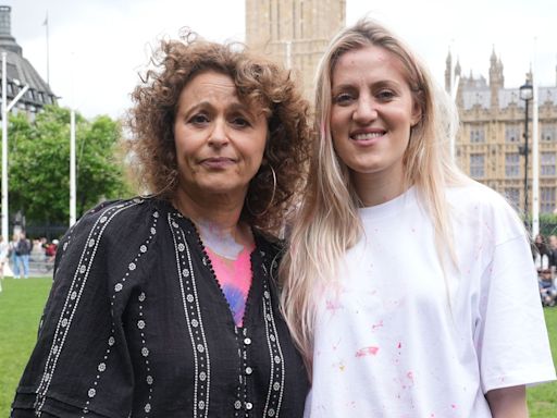 Nadia Sawalha joins women going topless for breast cancer drug campaign