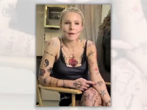 Kristen Bell Has 214 Tattoos?