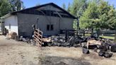 Firefighters respond to shop fire involving pile of lumber near Blackfoot - East Idaho News