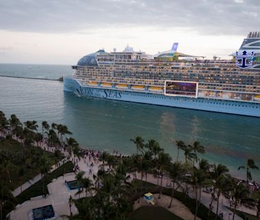 Fire breaks out on world’s largest cruise ship just months after it first set sail