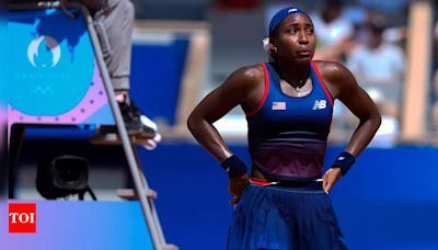 Tearful Coco Gauff dumped out of Olympics after on-court row | Paris Olympics 2024 News - Times of India