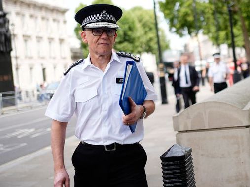 Met Police chief Sir Mark Rowley was 'in a hurry' after throwing Sky News journalist's microphone