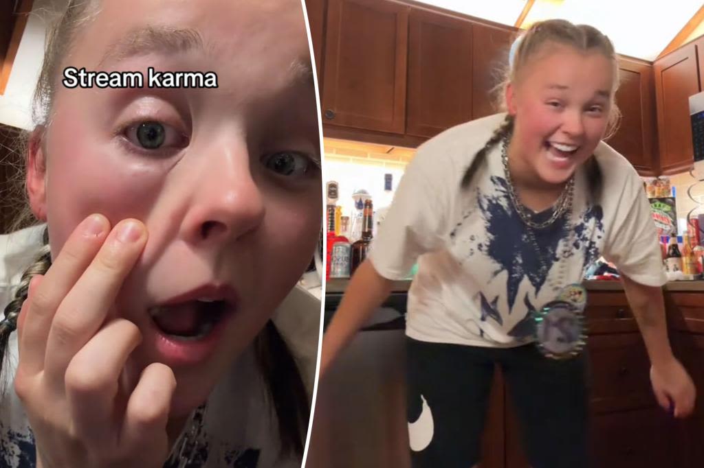 JoJo Siwa drunkenly says she’s ‘not OK’ after being punched in the eye on her 21st birthday
