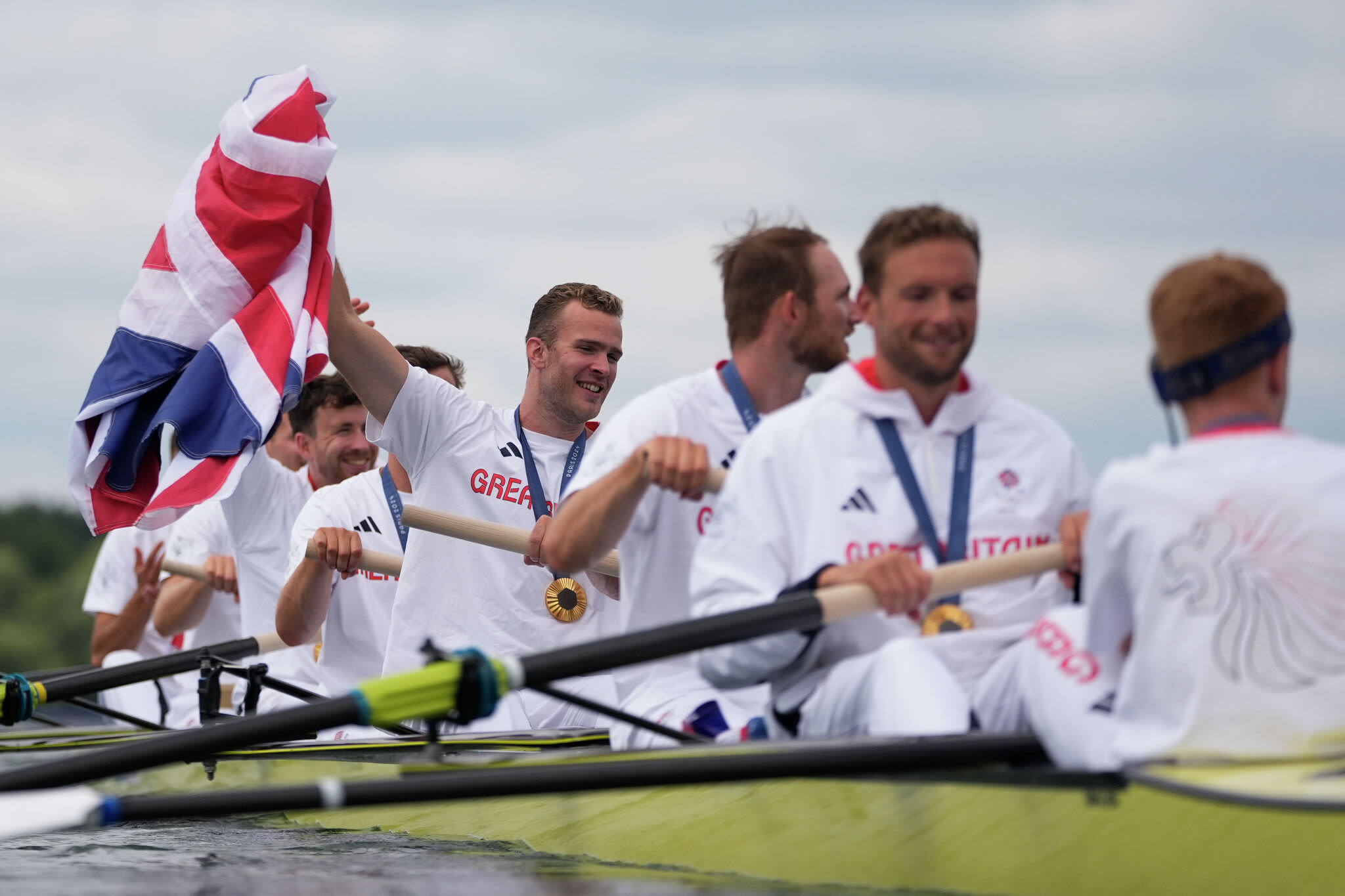 Yale trio propel Great Britain men's eights to gold in rowing at Paris Olympics