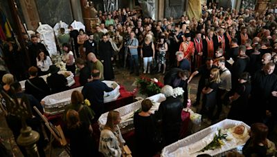 Lviv mourns mother, three daughters killed in Russian strike