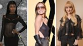Sheer for All: See-through Style Is Trending on Paris Fashion Week Front Rows With Olivia Wilde, Kathryn Newton and More Stars