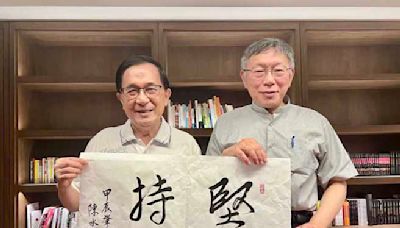 阿扁PO同框照「同為天涯淪落人」 沈富雄驚：害了柯文哲 - 政治