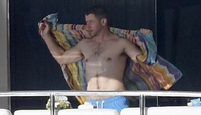 Nick Jonas goes shirtless on yacht excursion with wife Priyanka Chopra