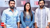 Suriya, Jyotika, and Karthi jointly donate Rs 50 lakh to the Wayanad landslide distress relief fund; Rashmika Mandanna too joins the donation campaign | Tamil Movie News - Times of India