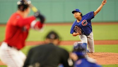 Shota Imanaga improves to 4-0 as Cubs top Red Sox