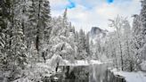 Yosemite winter travel warning, how much snow is expected to hit the region?