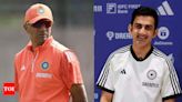 'Big shoes to fill...': Gautam Gambhir on succeeding Rahul Dravid as Team India head coach | Cricket News - Times of India