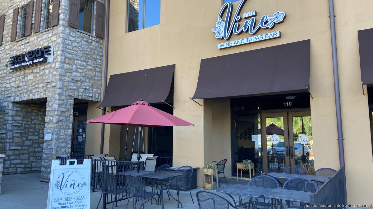 Wine bar and tapas restaurant The Vine for sale in El Dorado Hills - Sacramento Business Journal