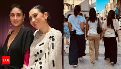 Karishma Kapoor shares fun moment with sister Kareena and daughter Samaira | - Times of India