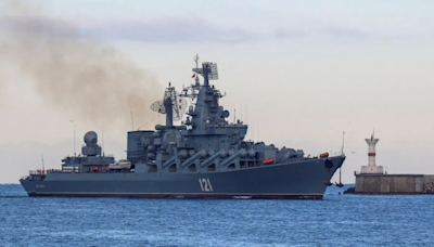 Ukraine, Russian armed group claim arson attack on Moscow warship in Baltic | World News - The Indian Express