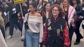 Susan Sarandon joins anti-Israel protest at Columbia University months after being dropped by talent agency