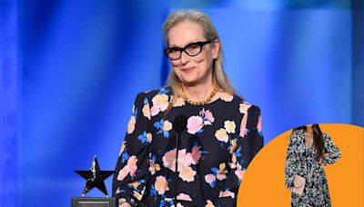 Meryl Streep Is on Board with Florals for Spring, and So Are We — Scoop Up Similar Dresses from $40