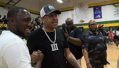 Allen Iverson returns home as he gets ready to host Saturday’s Iverson Roundball Classic