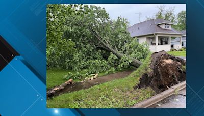 Multiple power outages, damages reported after severe weather