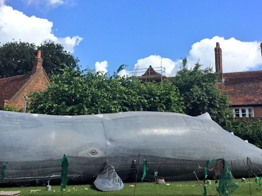 Festival returns with life sized whale and human towers