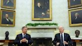 Biden hosts Romanian leader at the White House to celebrate NATO partnership