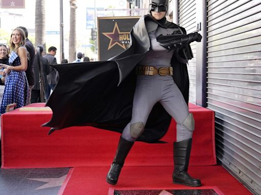 Batman makes history as first superhero with a star on the Hollywood Walk of Fame