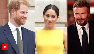 Did Meghan Markle spark a feud? Shocking revelations about Prince Harry and David Beckham's rift in new book - Times of India