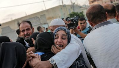 Israeli strikes kill 45 Palestinians and damage Red Cross office in Gaza