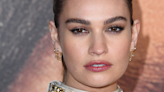 Lily James' Glastonbury mini dress and wellies combo is so indie sleaze