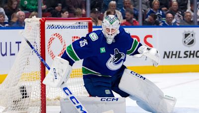 Canucks goalie Thatcher Demko will miss Game 2 against the Predators