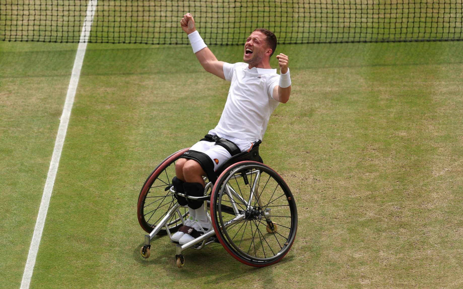 Emotional Alfie Hewett finally lands the big one at Wimbledon to complete career grand slam