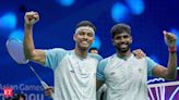 Badminton bummer at Olympics: Satwik-Chirag's group stage match cancelled after German opponents withdraw - The Economic Times