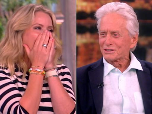 Michael Douglas says Catherine Zeta-Jones makes him 'drop the trou and whip it out' during golf