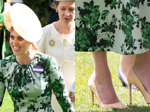 Princess Beatrice Embodies Summer in Pastel Yellow Pumps at Royal Ascot 2024