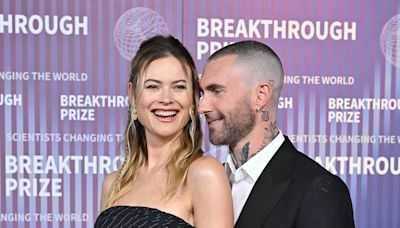 Adam Levine and Behati Prinsloo Stun on Red Carpet at Breakthrough Prize Ceremony