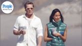 Best Dressed Couple! Brad Pitt and Girlfriend Ines de Ramon Coordinate Their Beach Attire in Layers of Linen