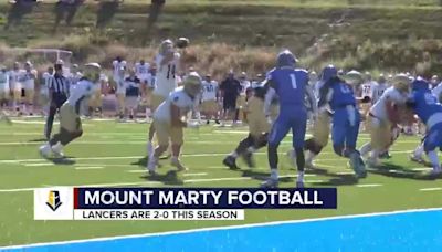 Mount Marty Football team off to fast start in 4th year of the program