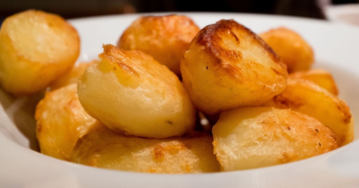 Roast potatoes with a little crunch cook in just 15 minutes using an air fryer