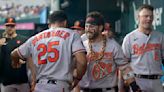 Orioles win 6-3 for 1st-ever season series sweep of Rangers