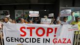 Cientos de esrilanqueses se manifiesta por los "actos inhumanos" de Israel en Palestina