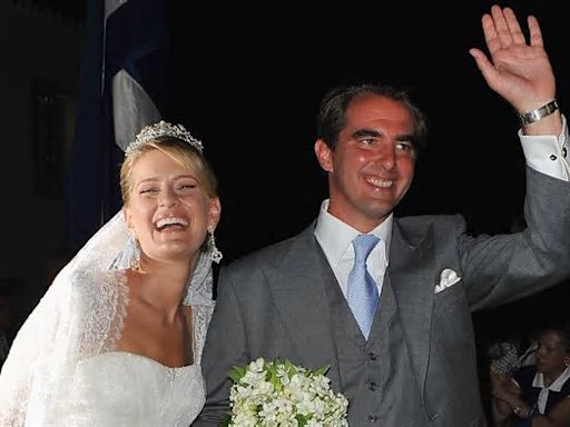 Greece's Prince Nikolaos and Princess Tatiana announce shock separation after 14 years of marriage just weeks after they were pictured together at Prince William's godfather ...