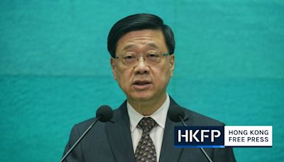 Hong Kong’s John Lee says economy to be the focus of 3rd Policy Address