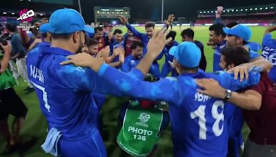 T20 World Cup 2024: Afghanistan Players Celebrate Their Historic Semi-Final Entry By Dancing Together On The Field; Video