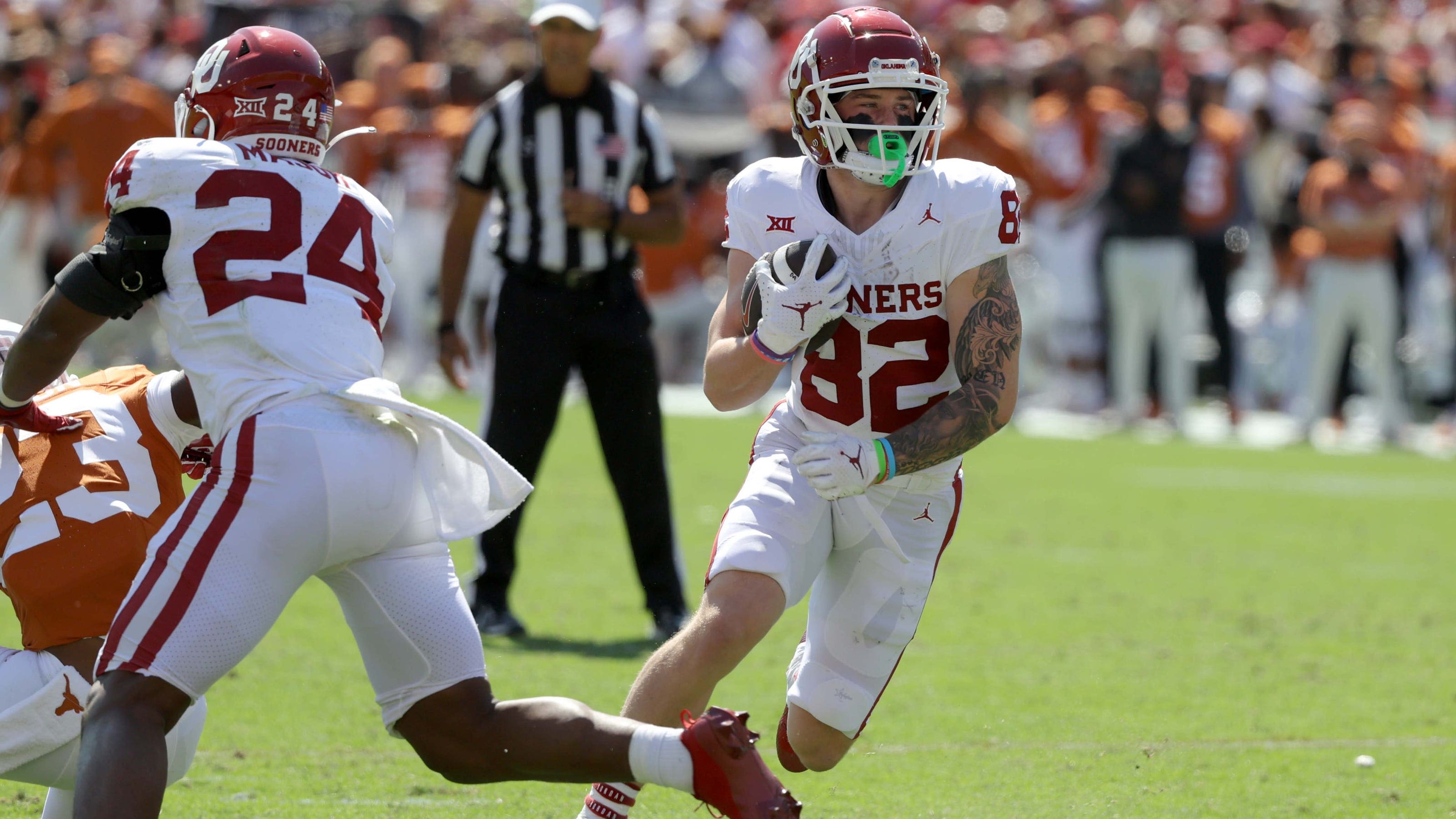 Oklahoma football WR Gavin Freeman enters transfer portal after two seasons with Sooners