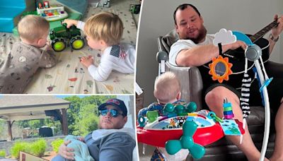 Luke Combs shares rare photos with sons Tex, 1, and Beau, 9 months: ‘I will always love you’