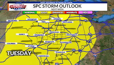 WEATHER NOW: Back-to-back days of severe weather possible in the upcoming week