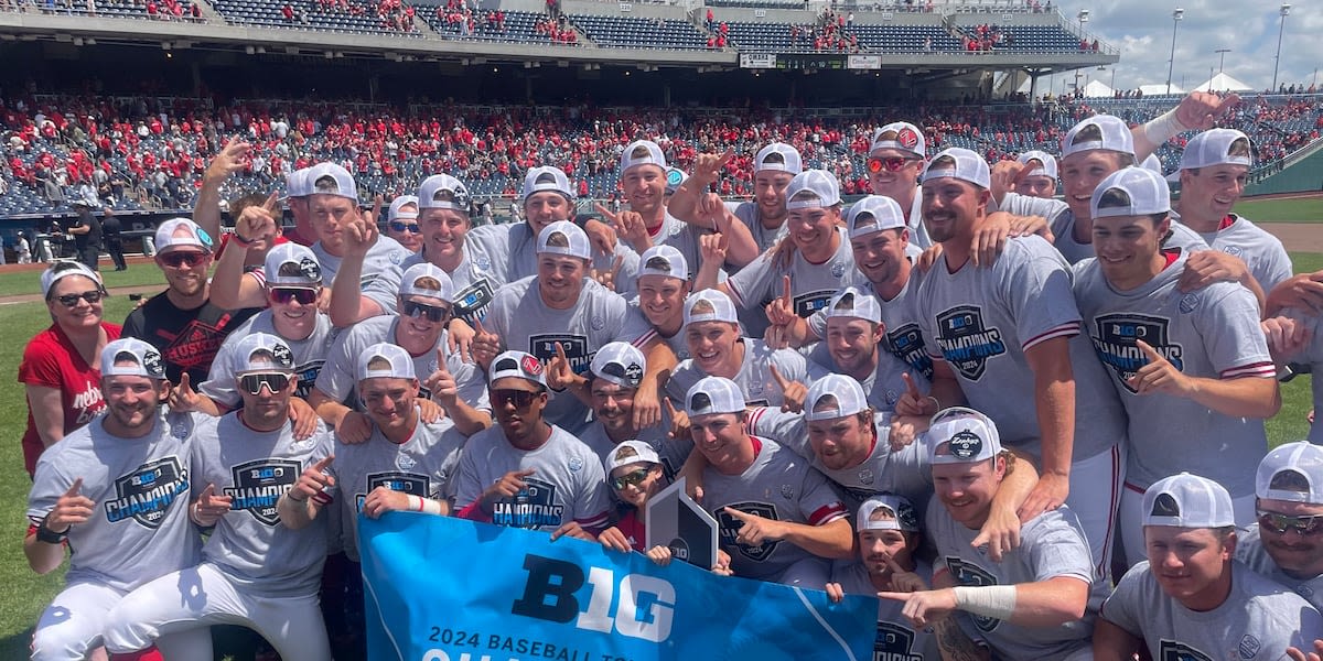 Nebraska baseball wins first-ever Big Ten Tournament title